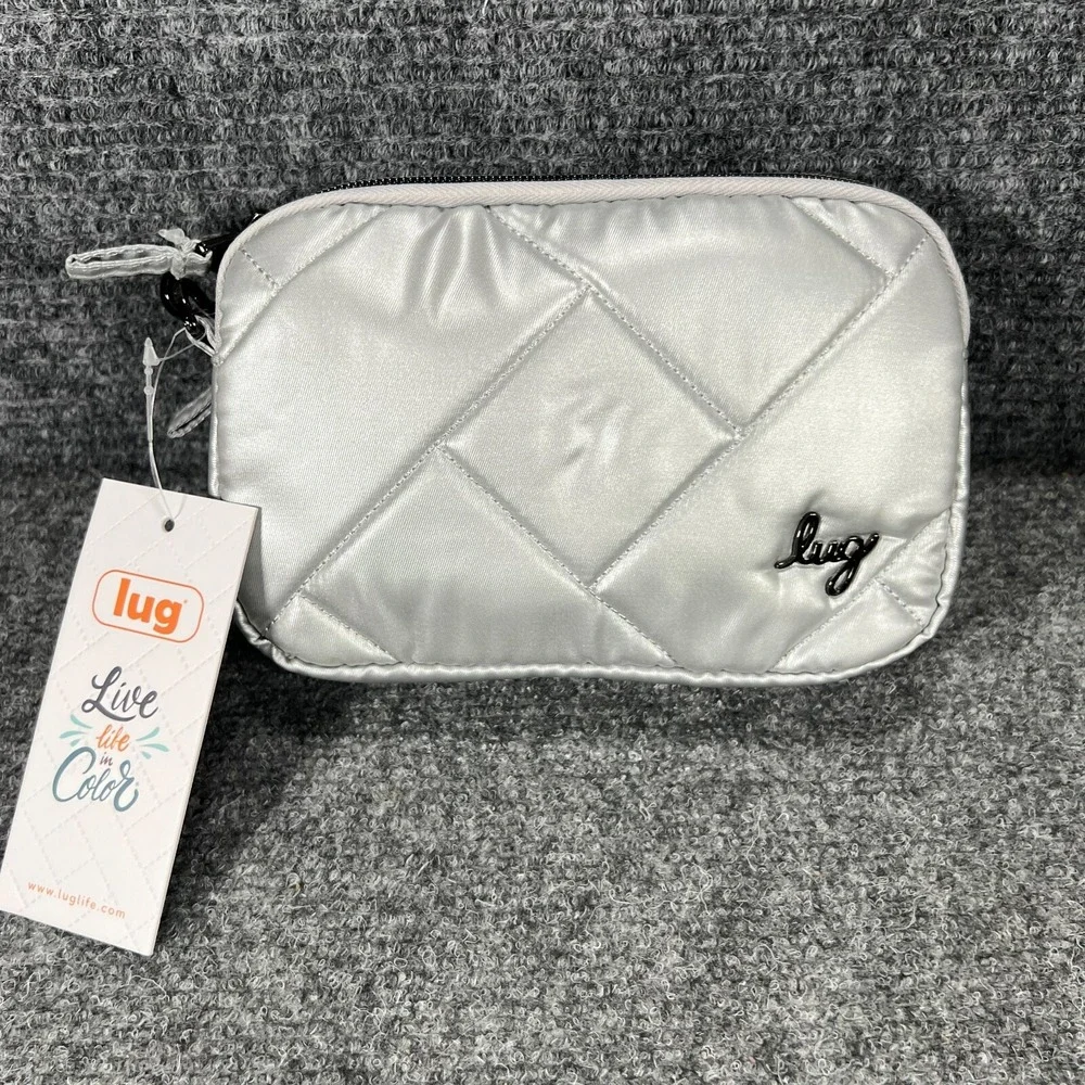 Lug Couple SE Convertible‎ Crossbody Bag Silver New with Tags