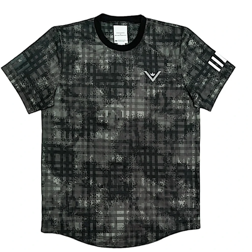 ADIDAS: White Engineering Camo Graphic T-Shirt - Size Small