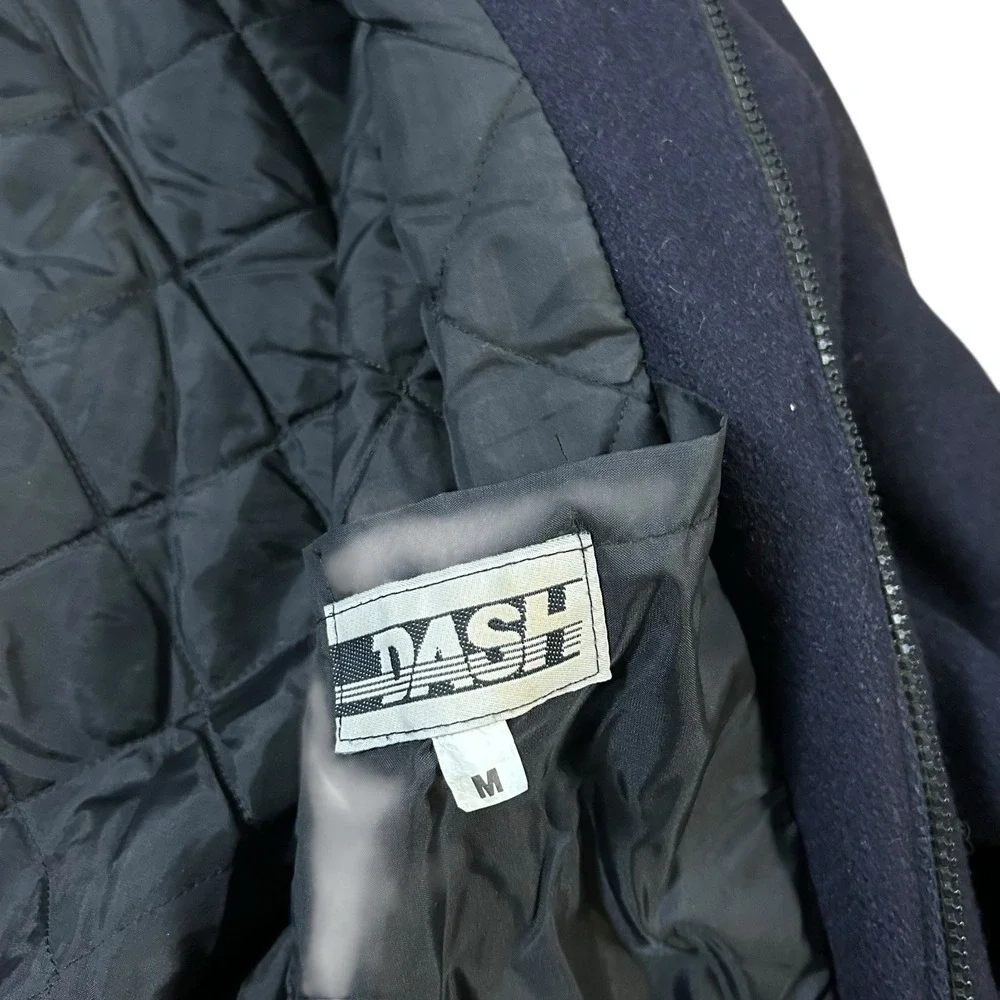 Vintage 70's DASH Mens Size Medium‎ Wool Coat Winter Bomber Varsity Jacket
