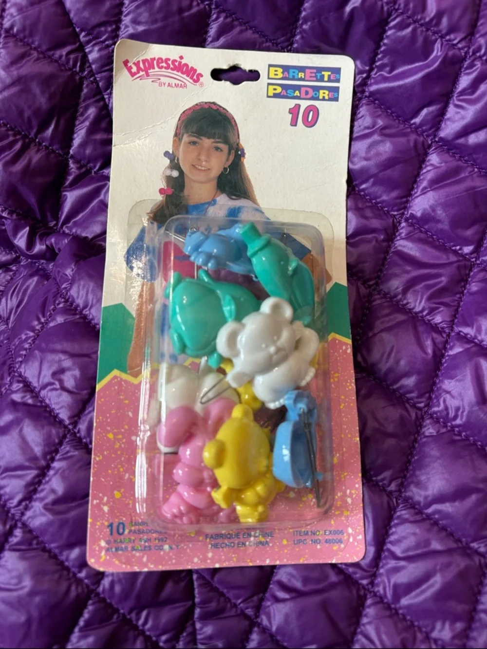 New! Vintage 1992 Expressions by Almar barrettes