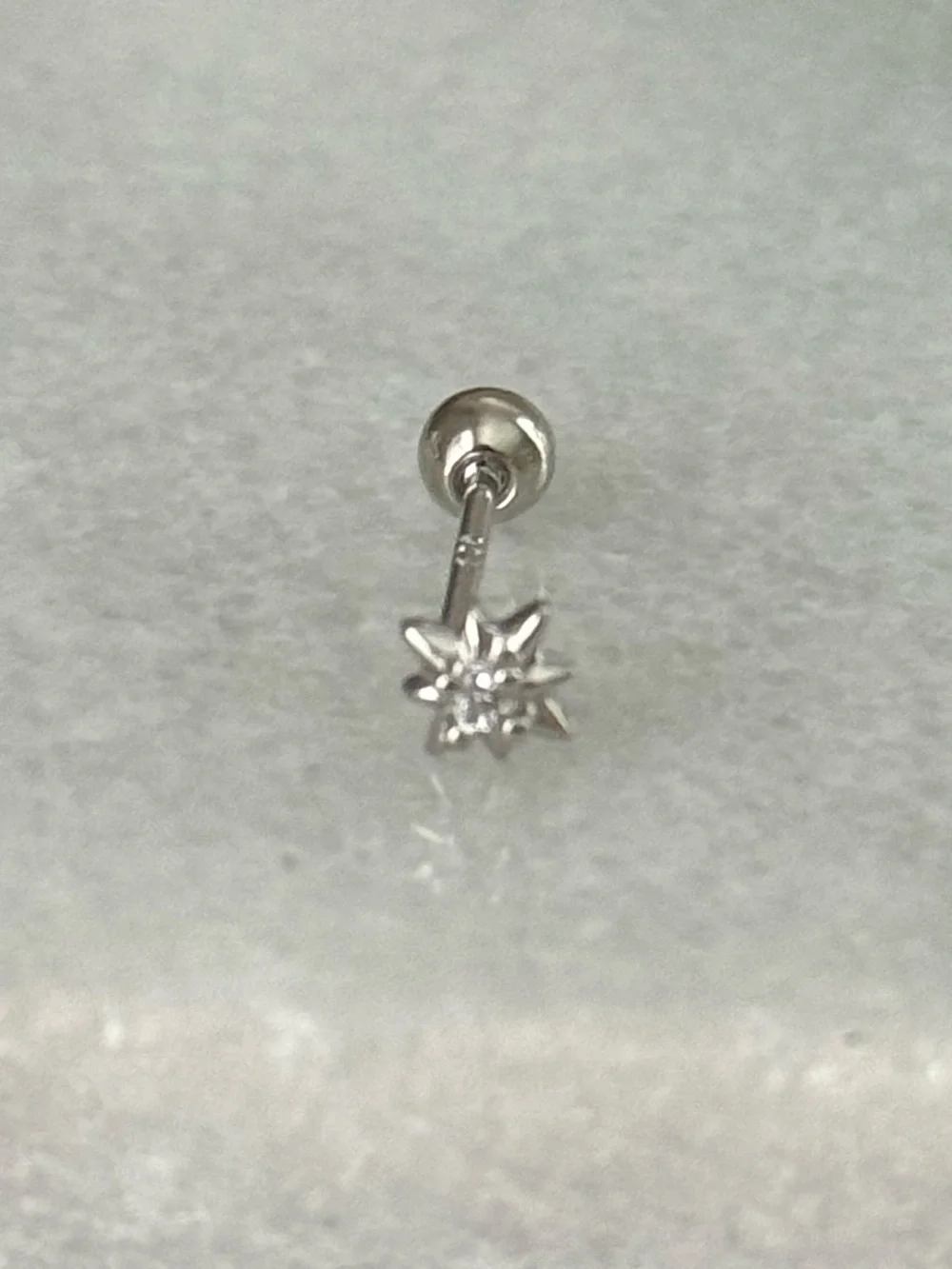 Modest Lu silver crystal