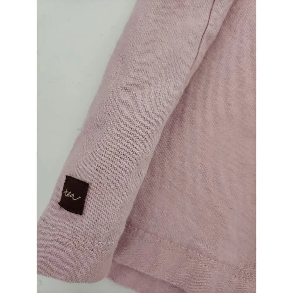 7 Tea Cotton pink color block dress