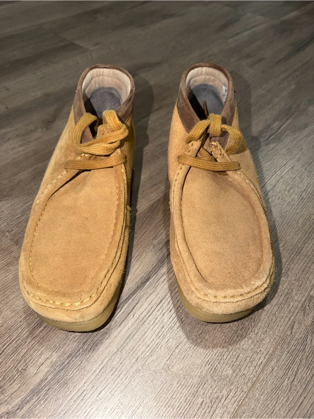 Clarks worn but