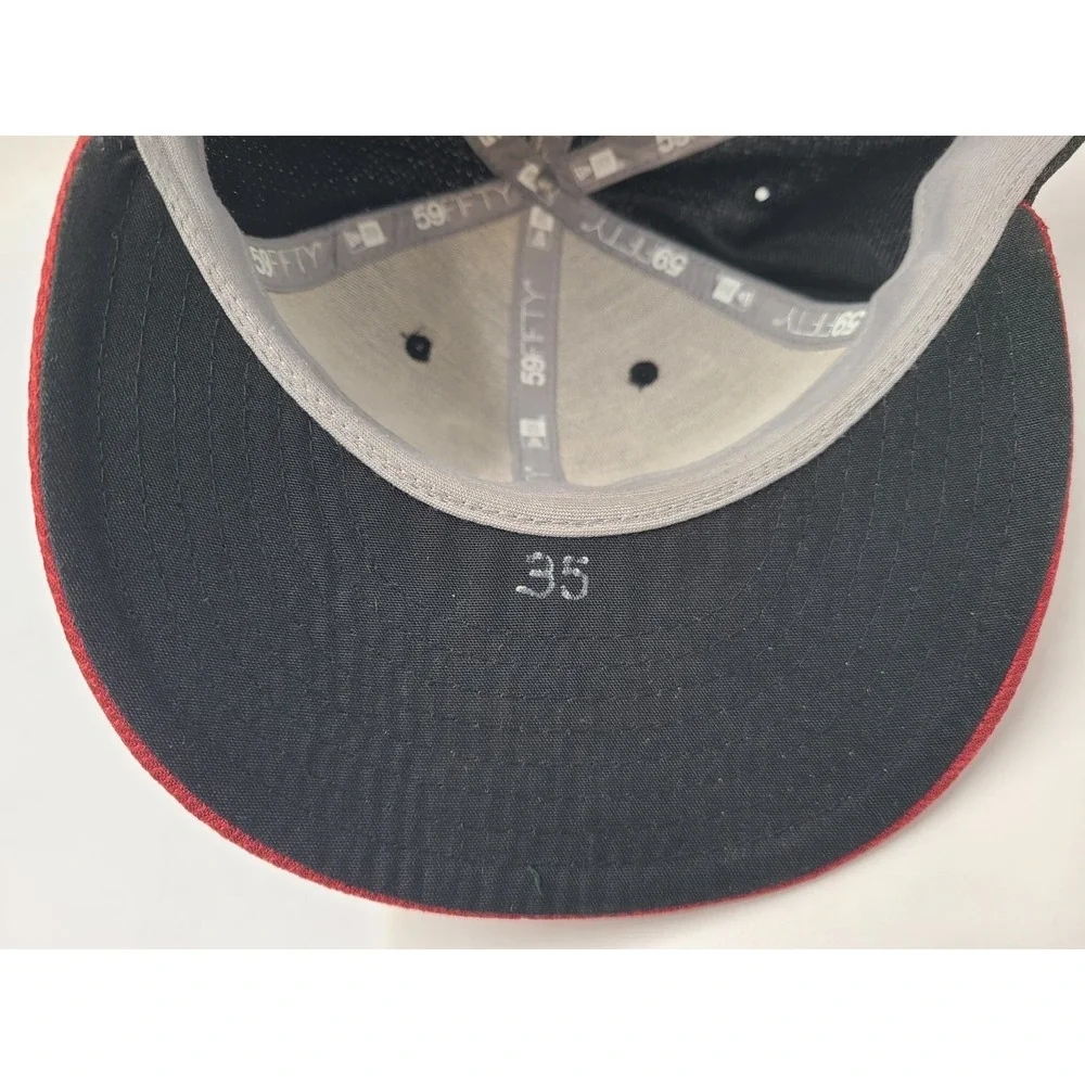 New Era brim slightly