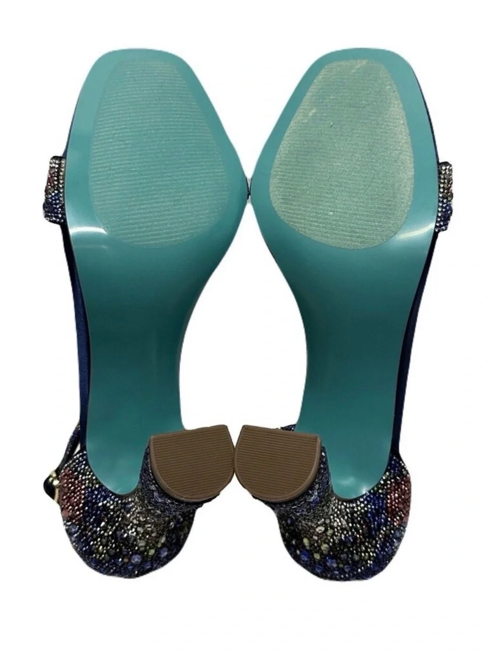 Betsey Johnson navy satin