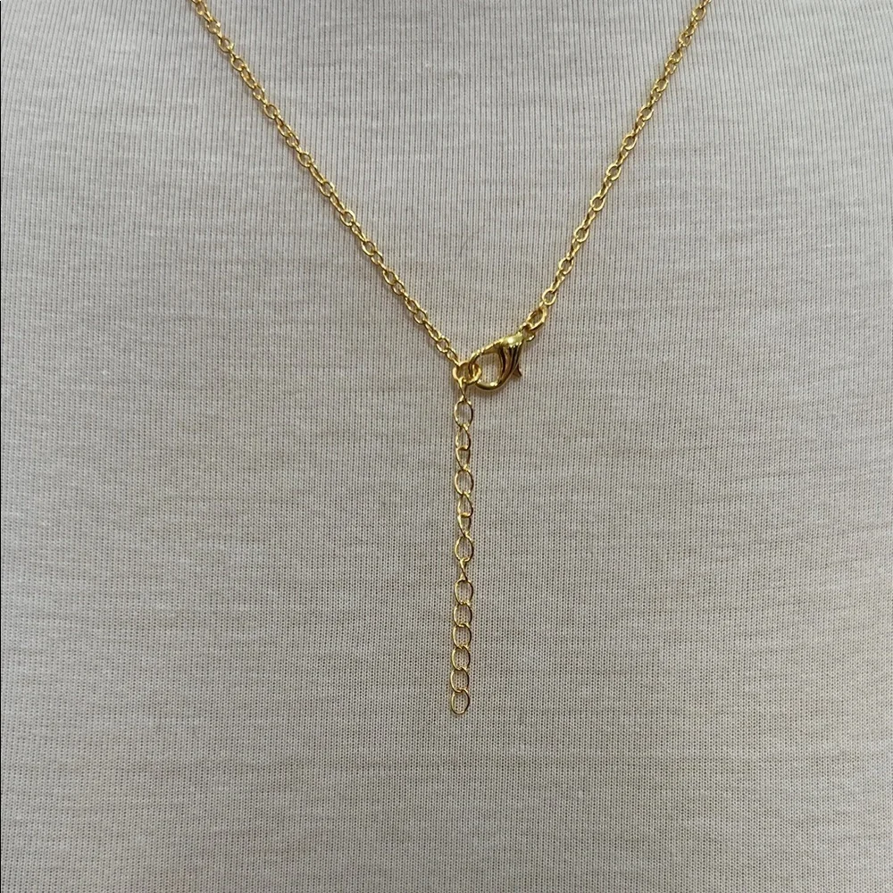 Handmade features sign necklace