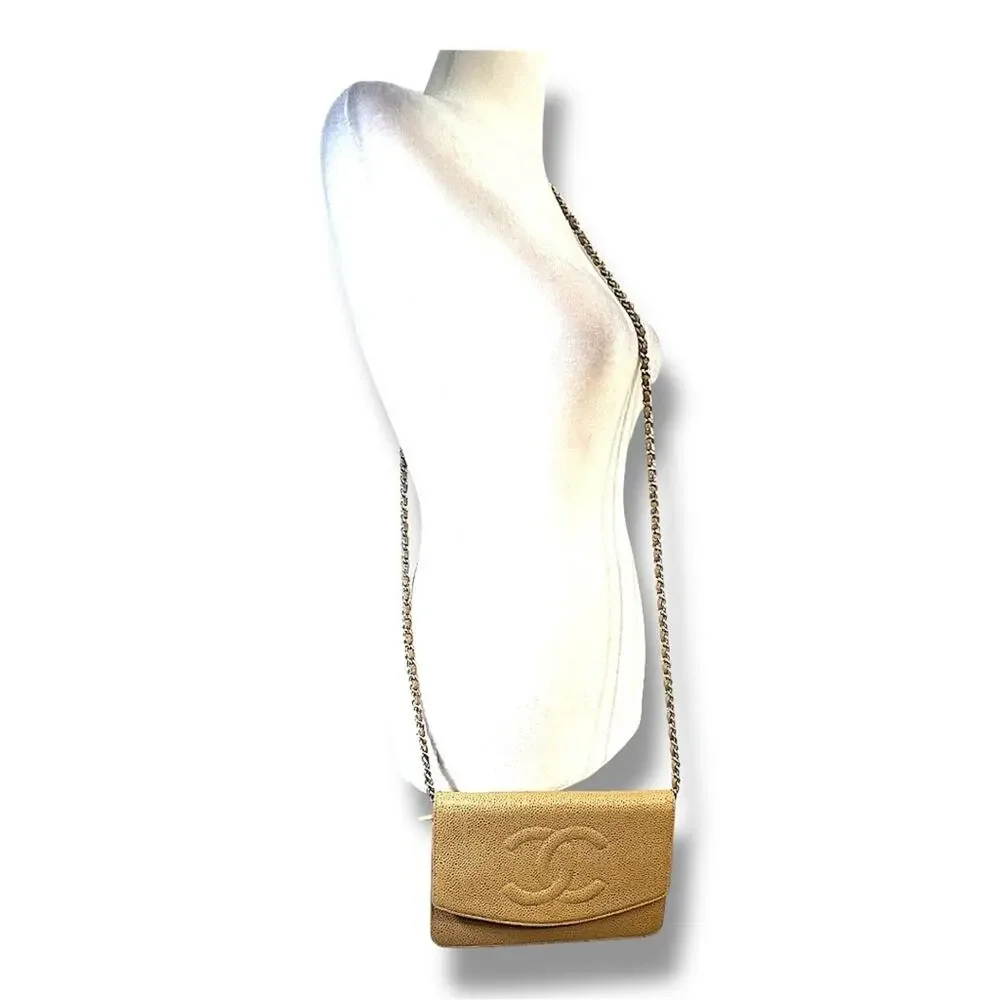 CHANEL elegant tan