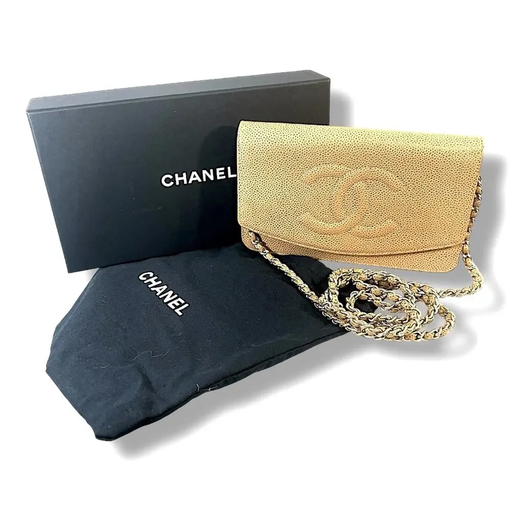 CHANEL elegant tan