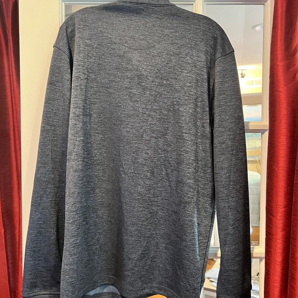 Bolle Men's Charcoal Zip-Up Sweater