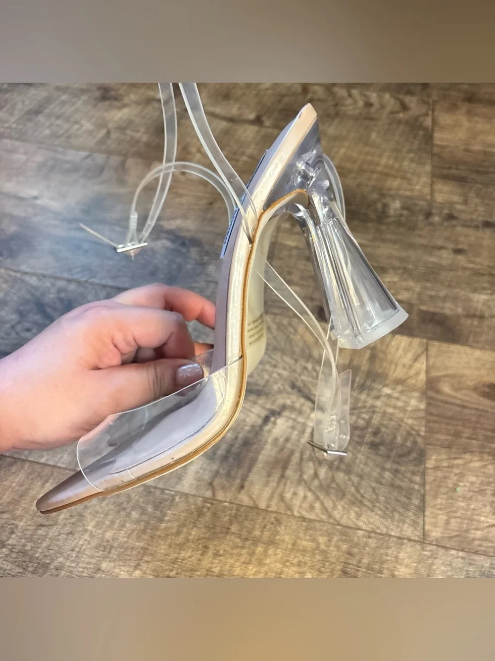 Steve Madden sleek clear