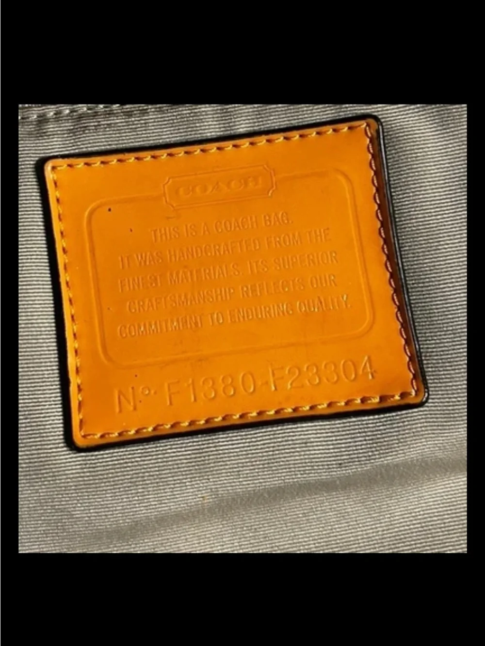 Coach signature stripe