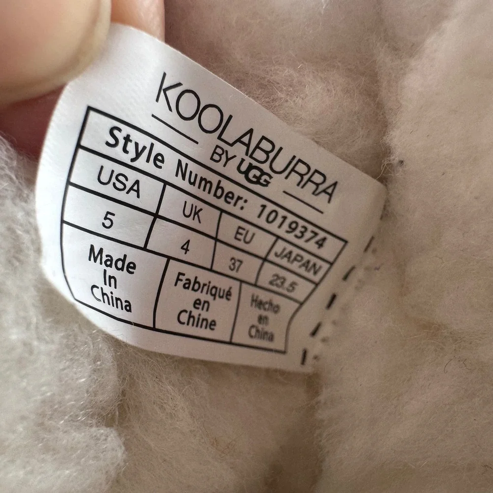 Koolaburra size by
