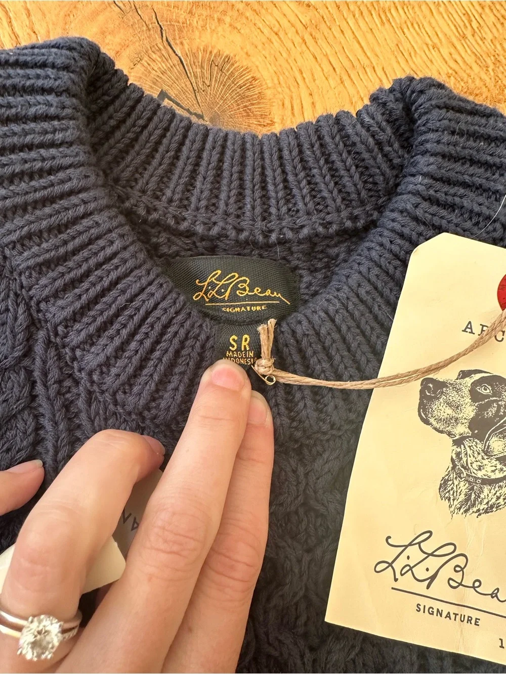 L.L. Bean classic navy