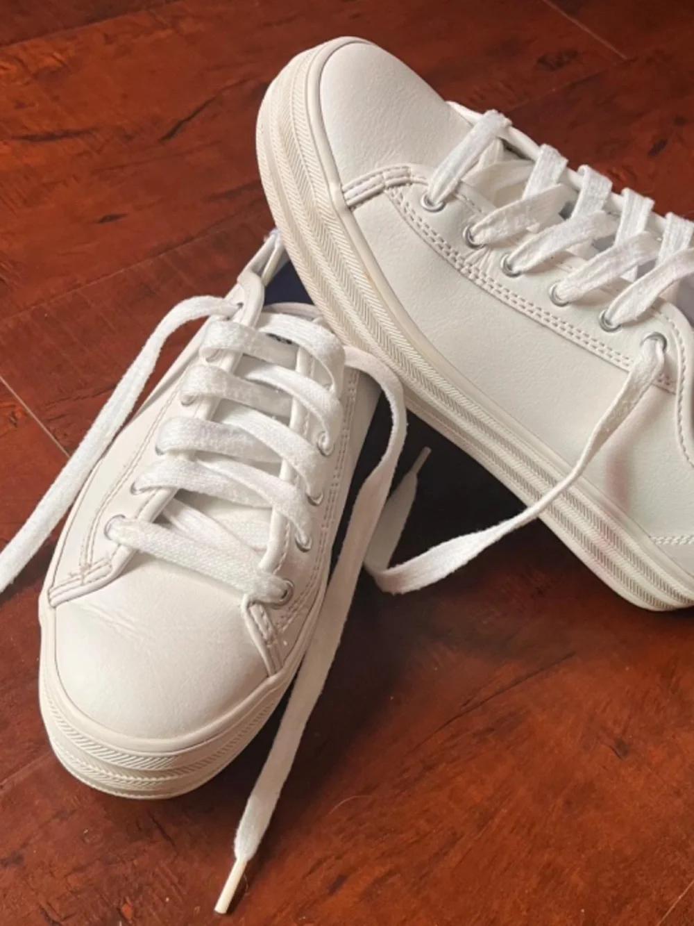 Keds white leather