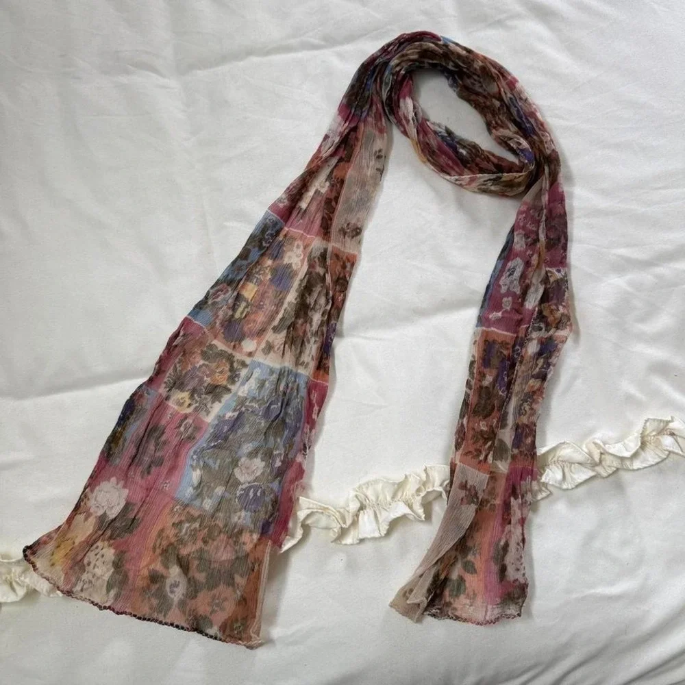 N/A floral silk