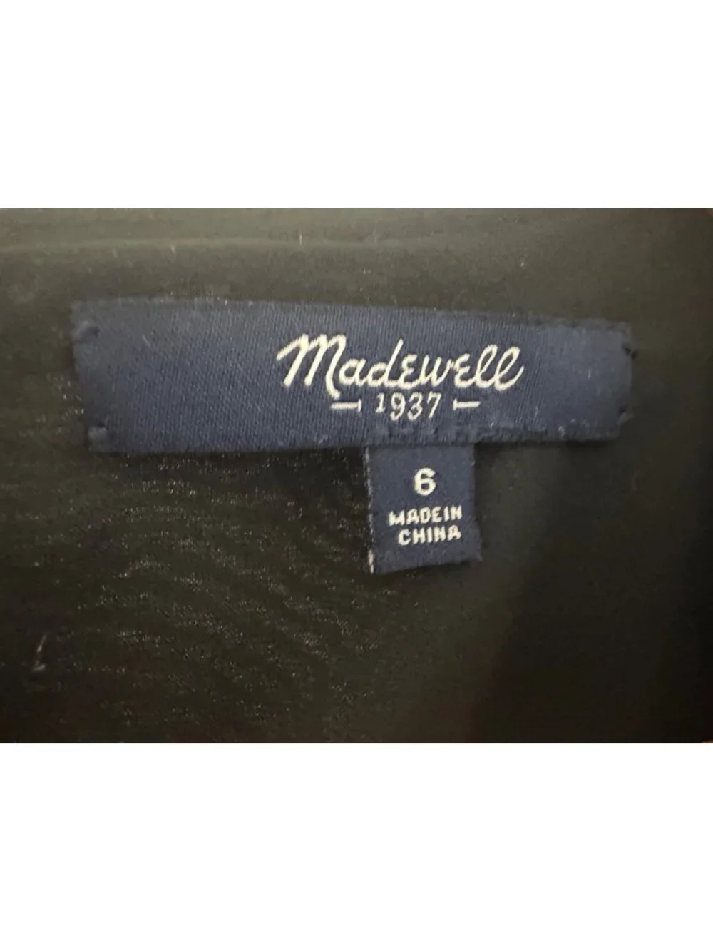 Madewell fabric top