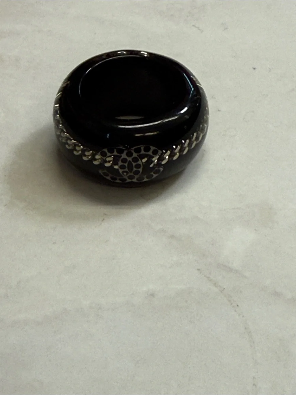 CHANEL chunky black