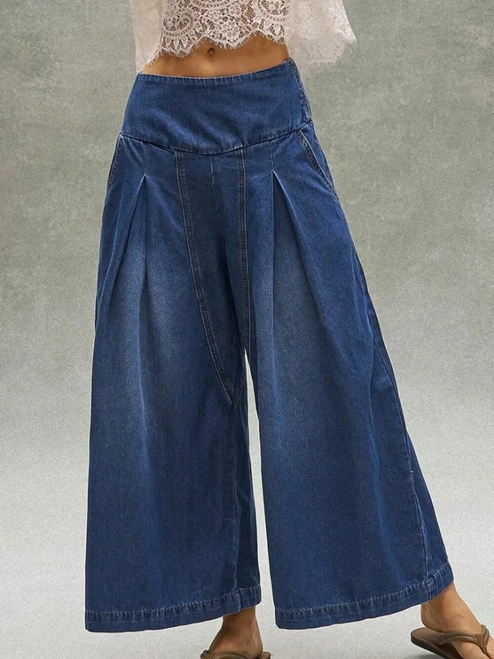 N/A cotton cropped relaxed