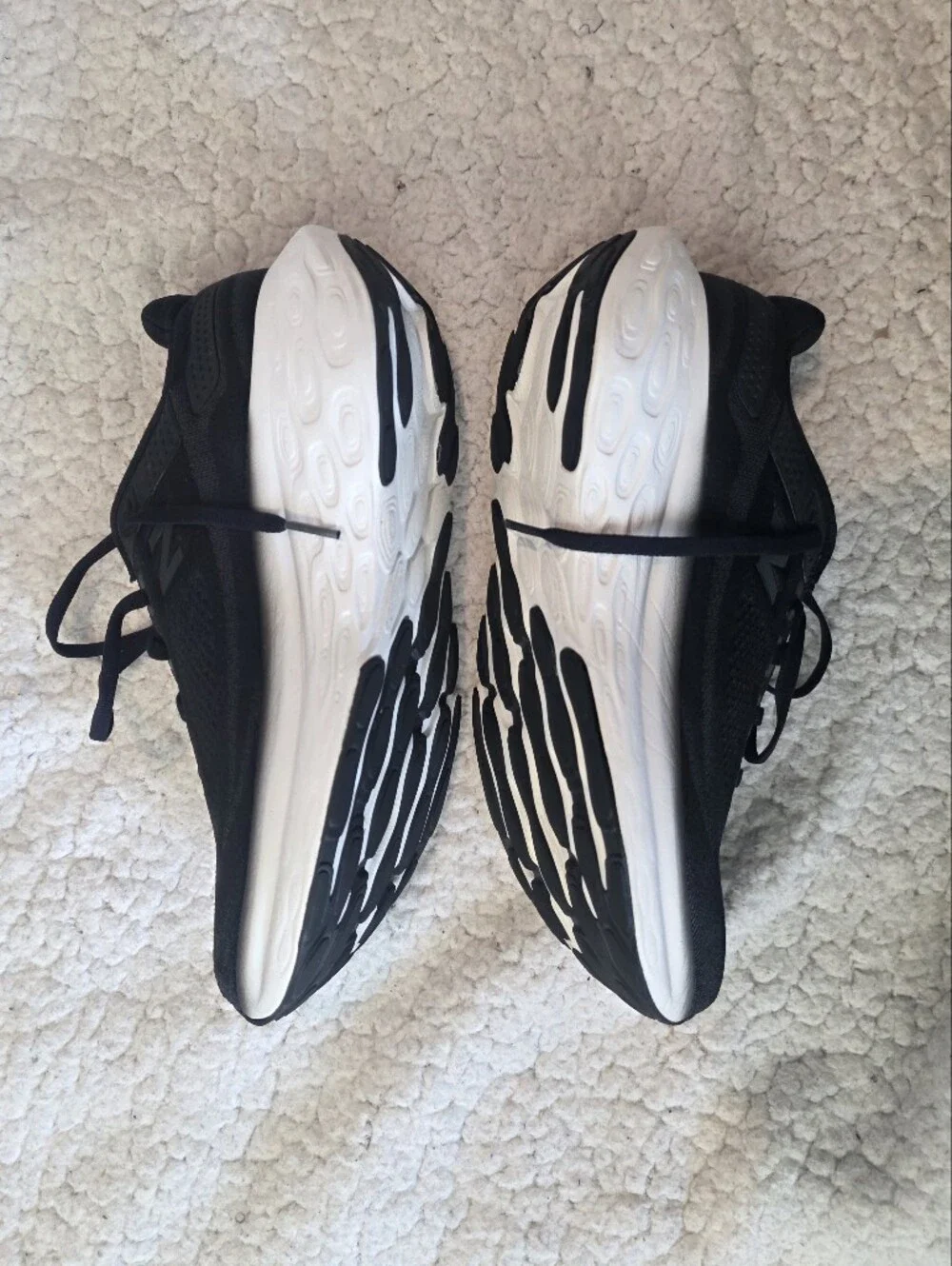 New Balance Fresh Foam X 1080 v13 Black White Running Shoes Women's Size 7.5