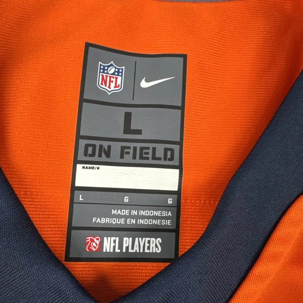 Russell Wilson Denver Broncos Mens Nike On-Field NFL Jersey Large Orange