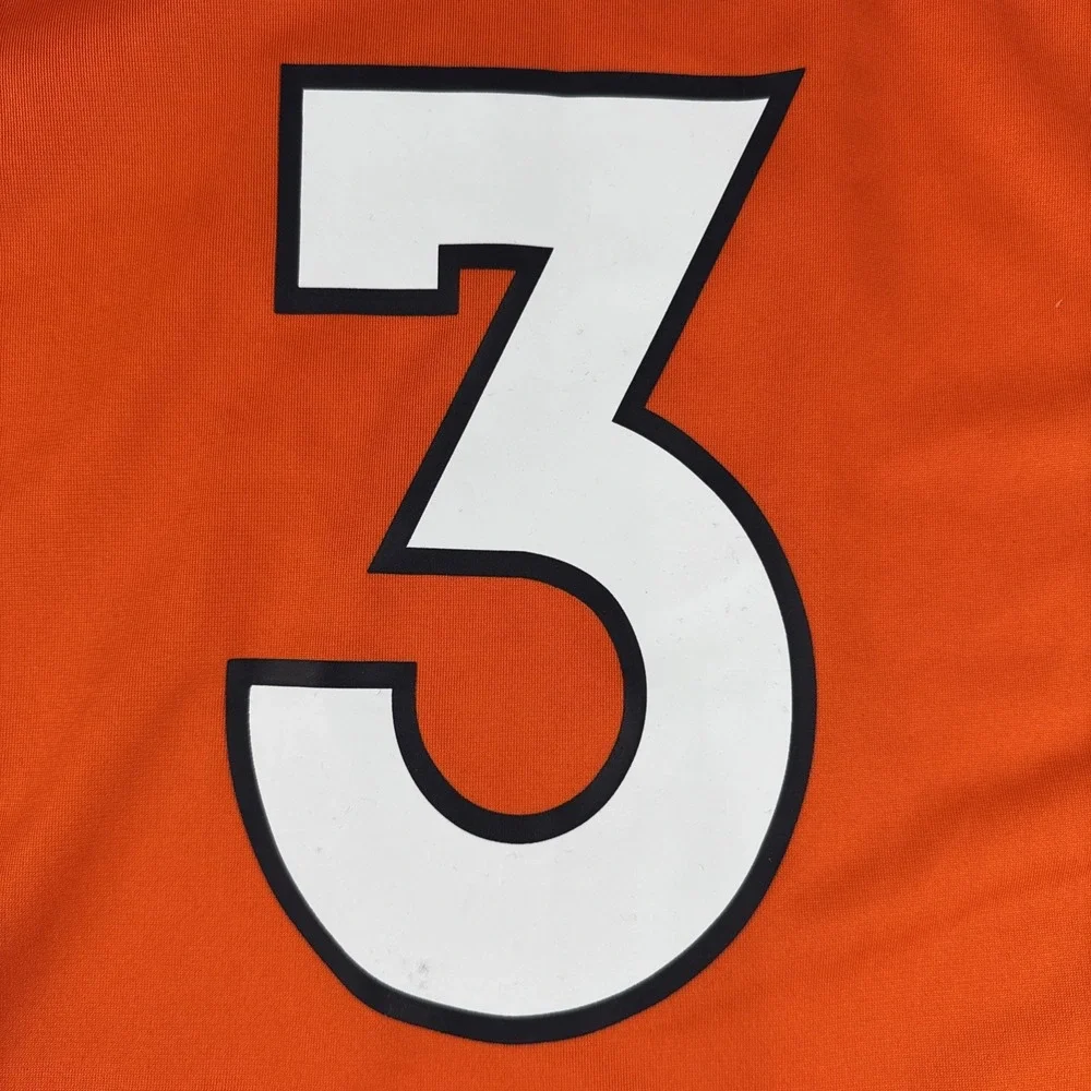 Russell Wilson Denver Broncos Mens Nike On-Field NFL Jersey Large Orange