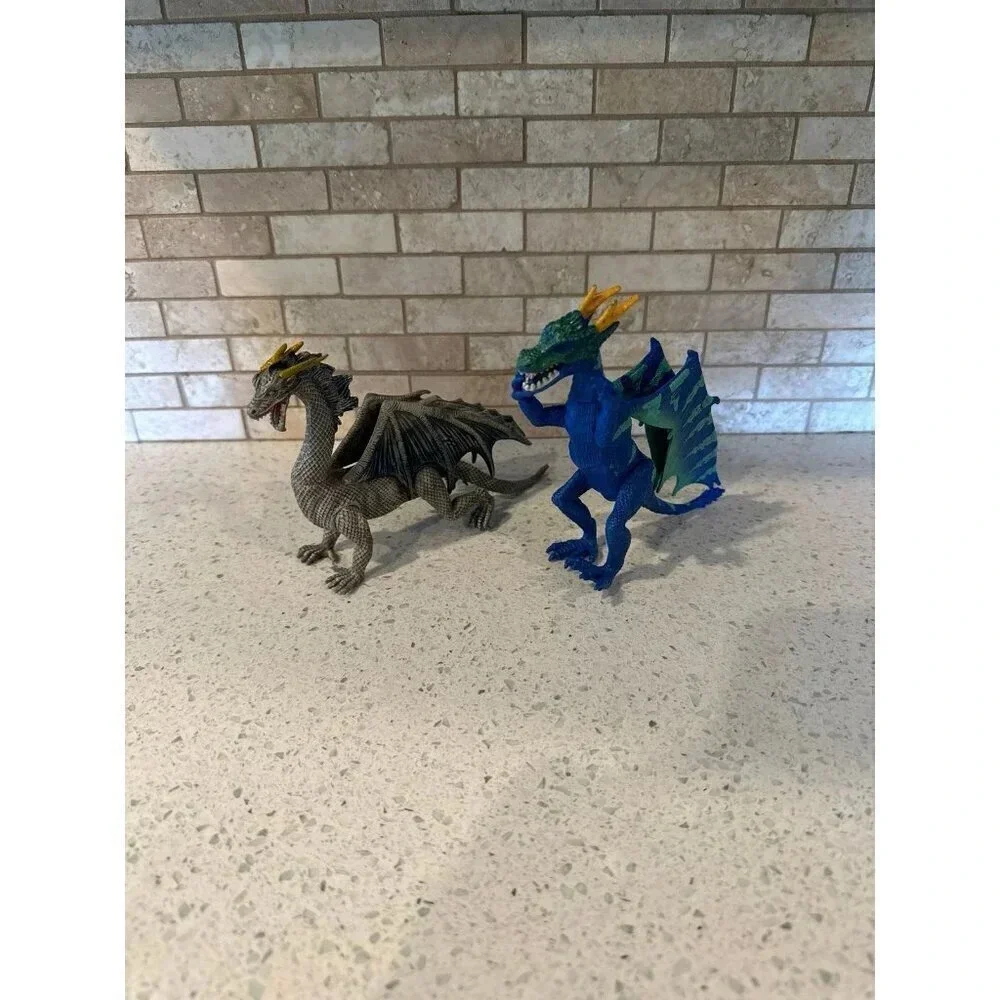 Kid Galaxy Poseable‎ 9-inch Dragon set #db