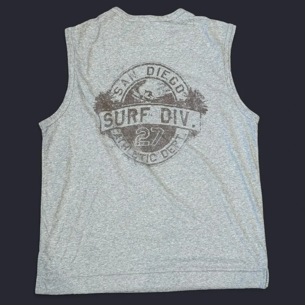 Vintage No Boundaries San Diego Surf Div. Tank Men's Size Large Beach Summer Y2K