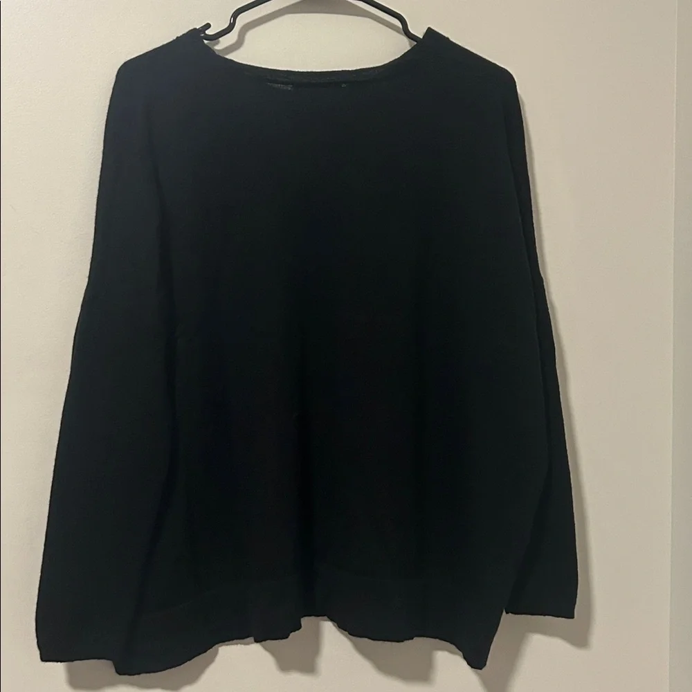 J. Crew black oversized