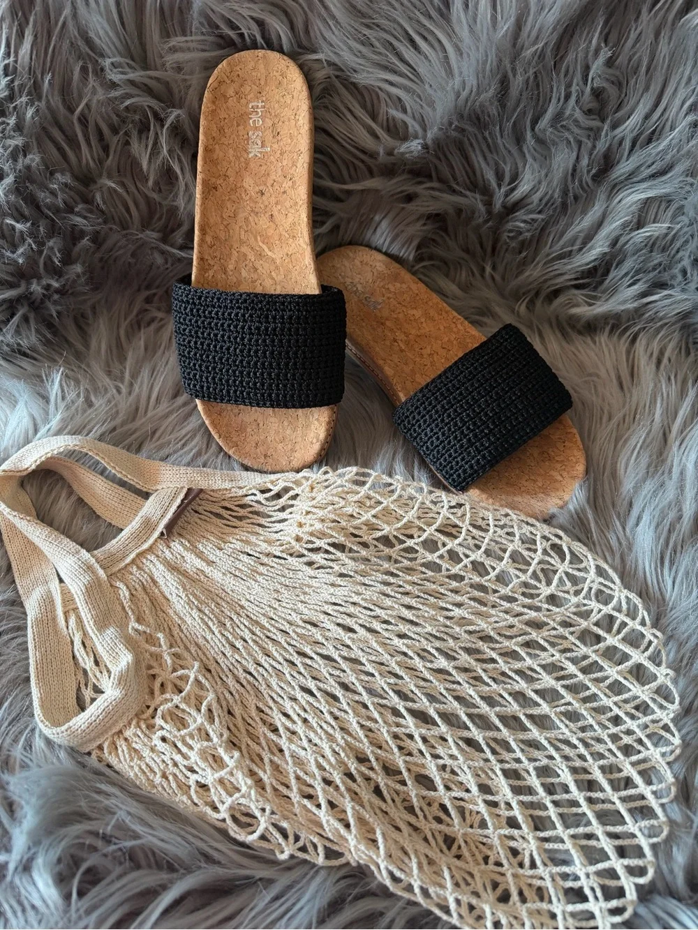 *NWOT* The Sak crochet slides (Women’s size 9)