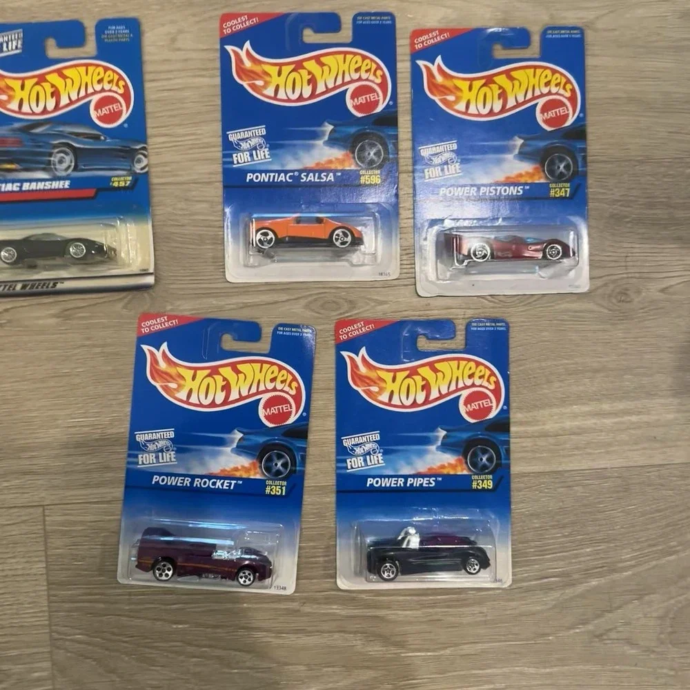 Hot Wheels Lot Of 5 Pontiac And Power Cars Diecast 1:64 NIB
