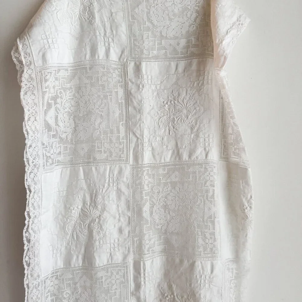 Handmade vintage white