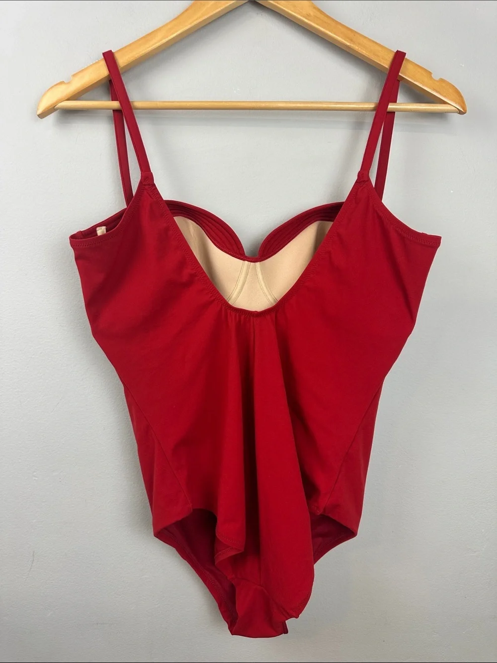 La Perla Anna Club Red One Piece Swimsuit Sz 14 B