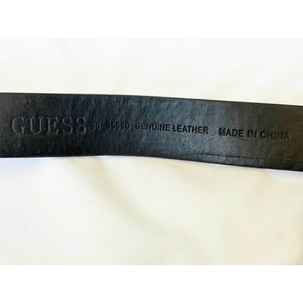 Guess genuine leather