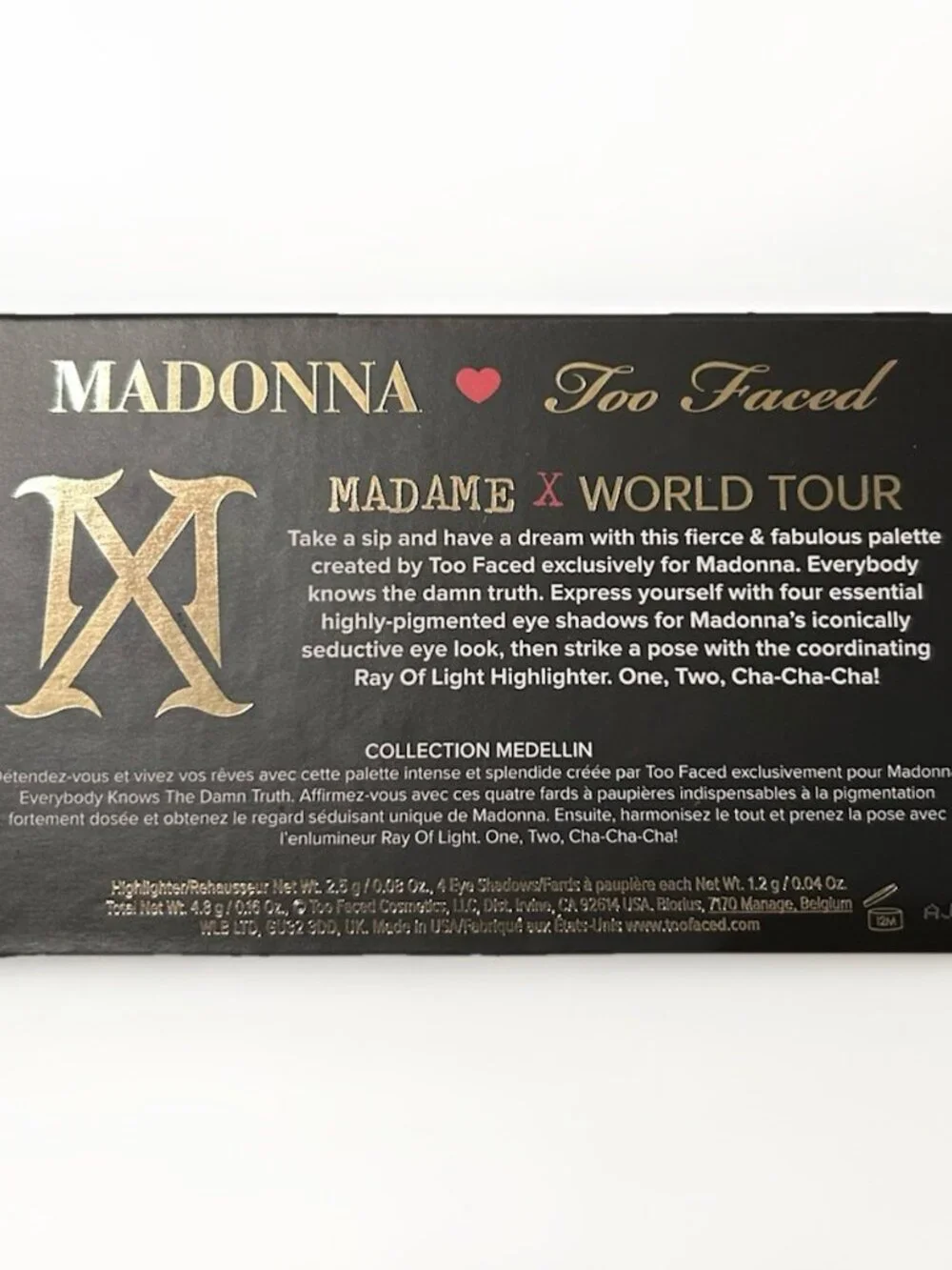 Too Faced madonna loves