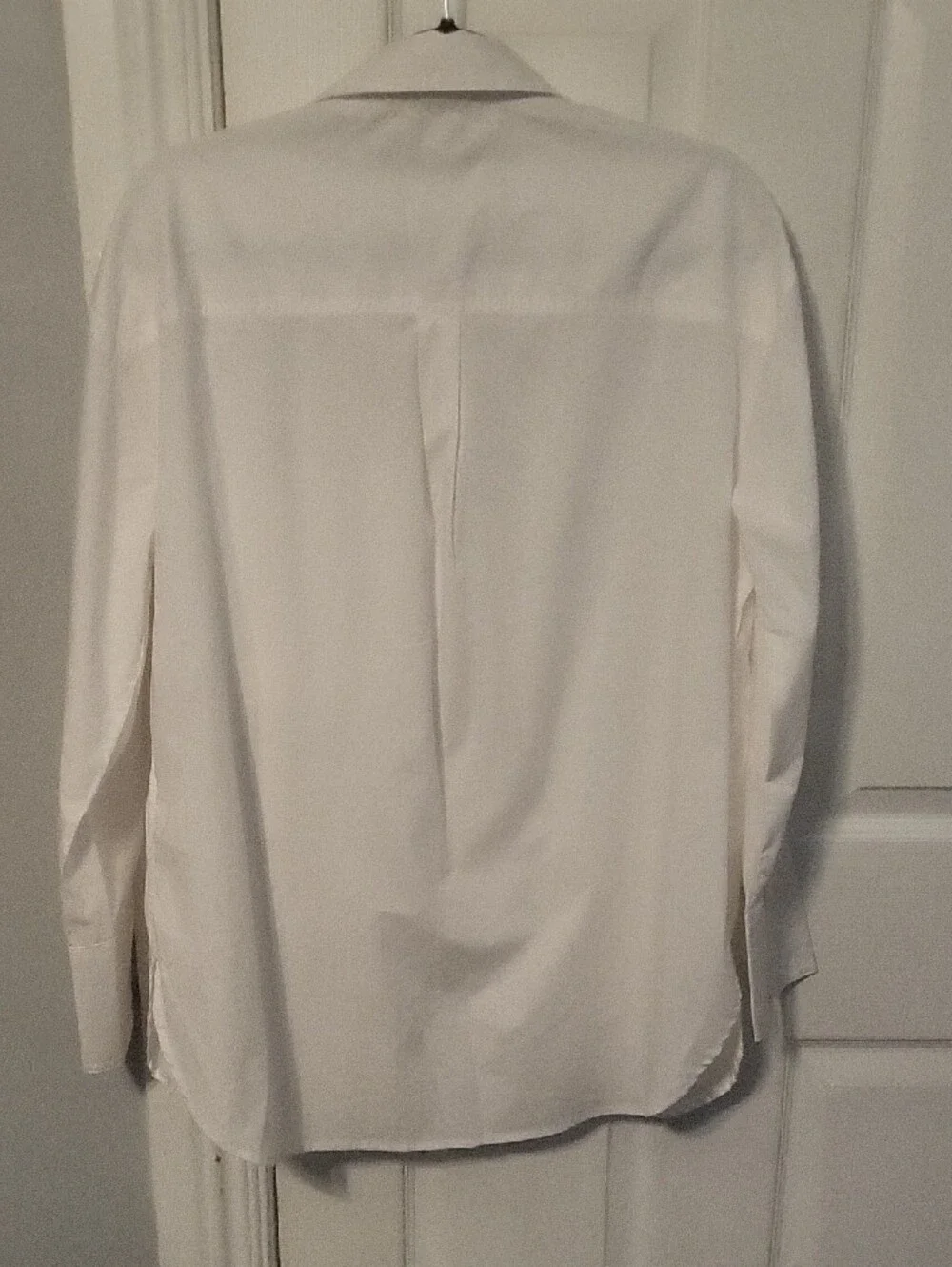 NWT Banana Republic White Oversized Long-Sleeve Button Down Dress Shirt Small