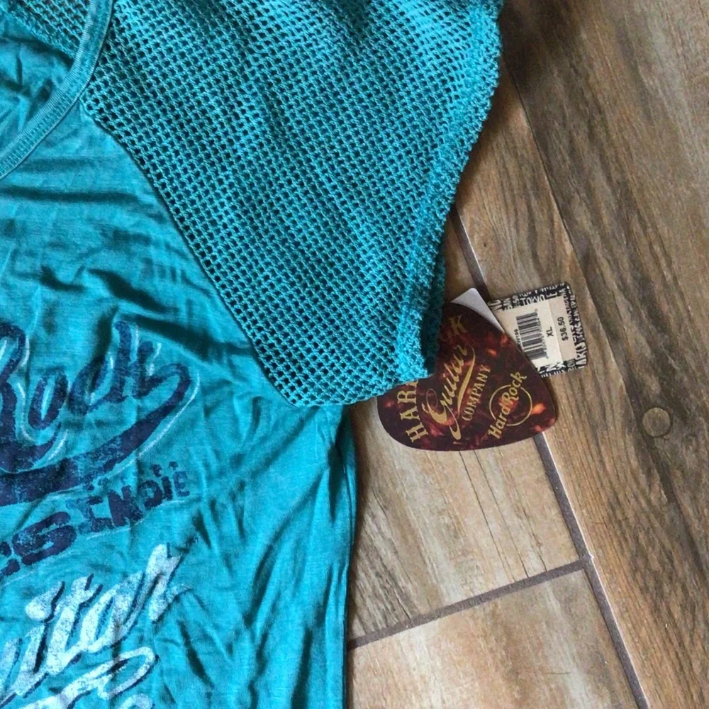 Hard Rock Guitar soft teal