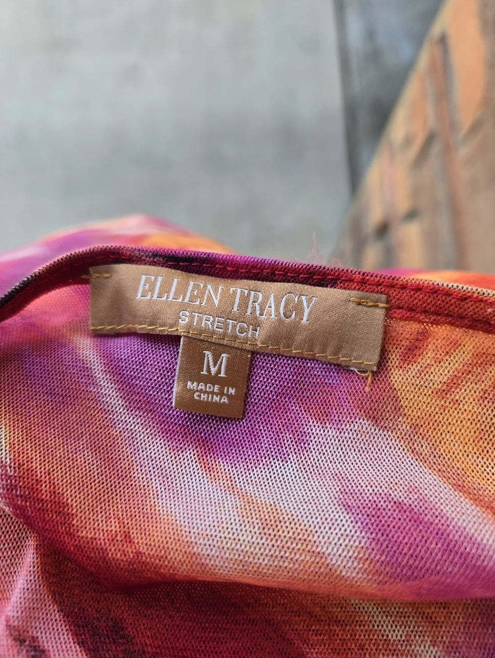 Ellen Tracy vibrant multicolor