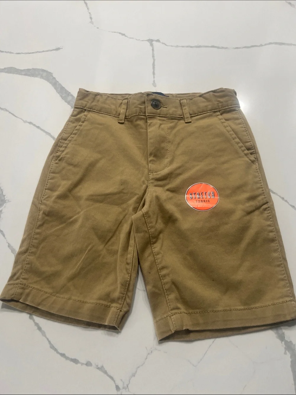 The Children's Place Boys Khaki Stretch Shorts