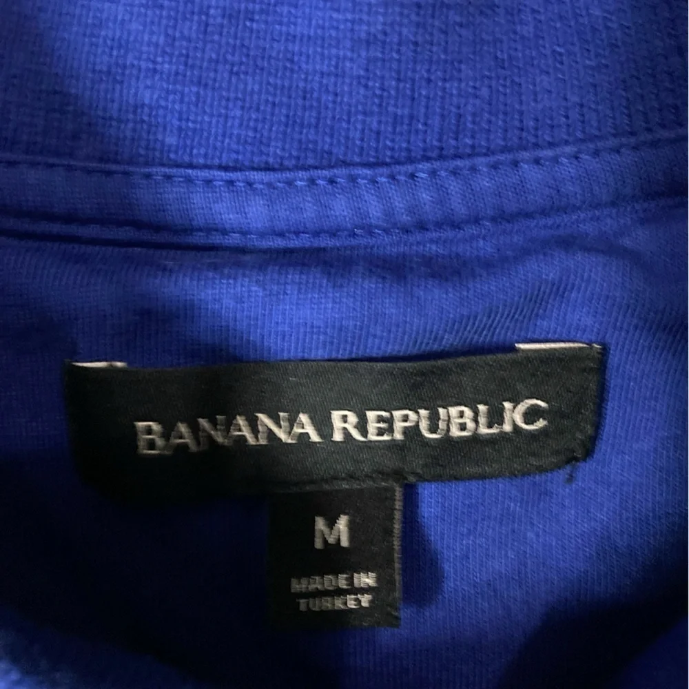 Banana Republic‎ Men’s Medium Blue/Yellow Polo Shirt