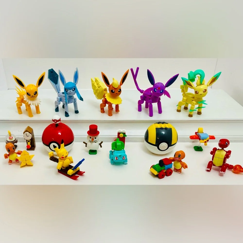 19 Mega Construx Pokemon Figures COMPLETE!!