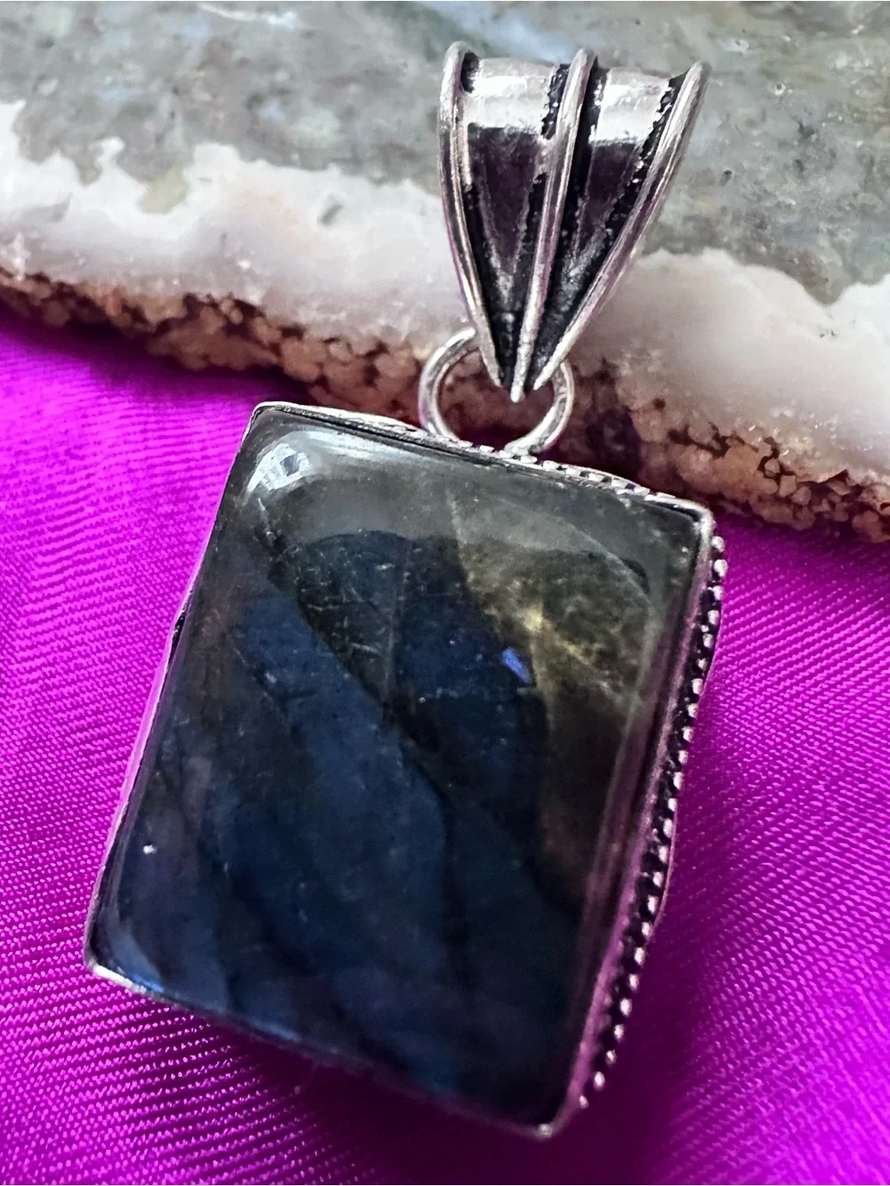 Artisan #statementjewelry crafted gemstone