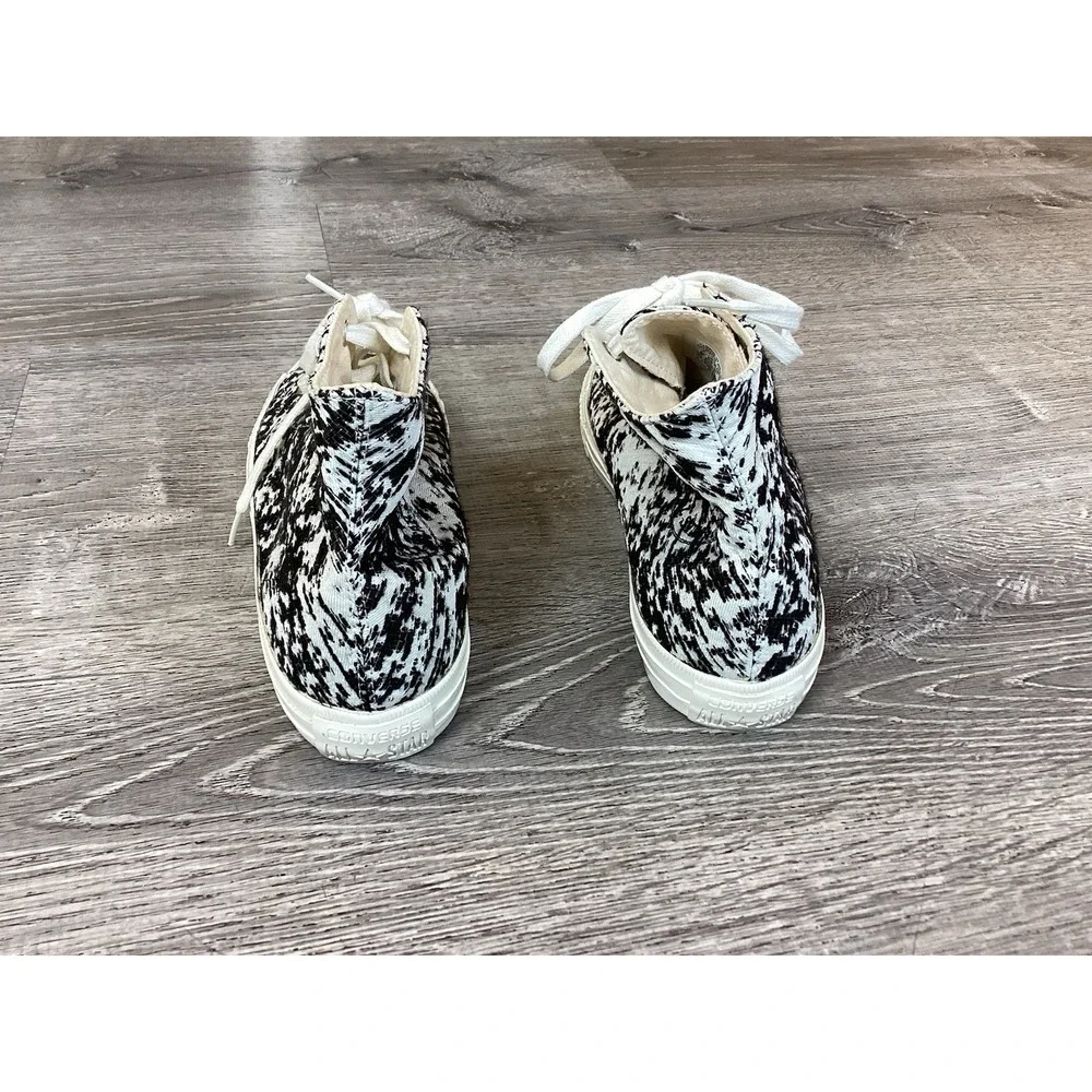 Converse All Star Gemma OX Womens Size 8 Shoes Black White High Sneakers 553448C
