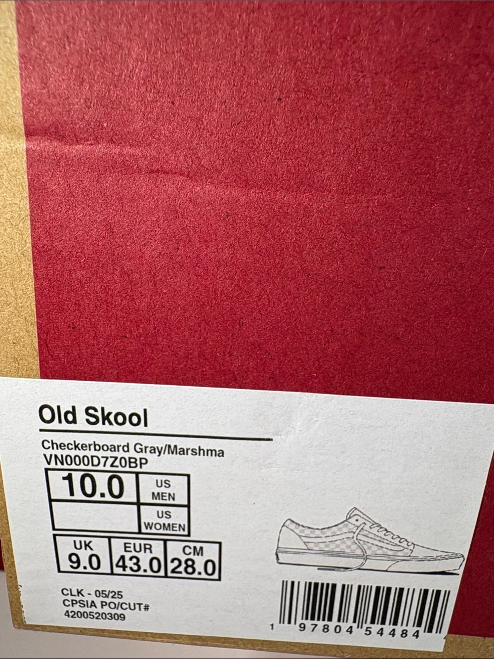 Vans brand new
