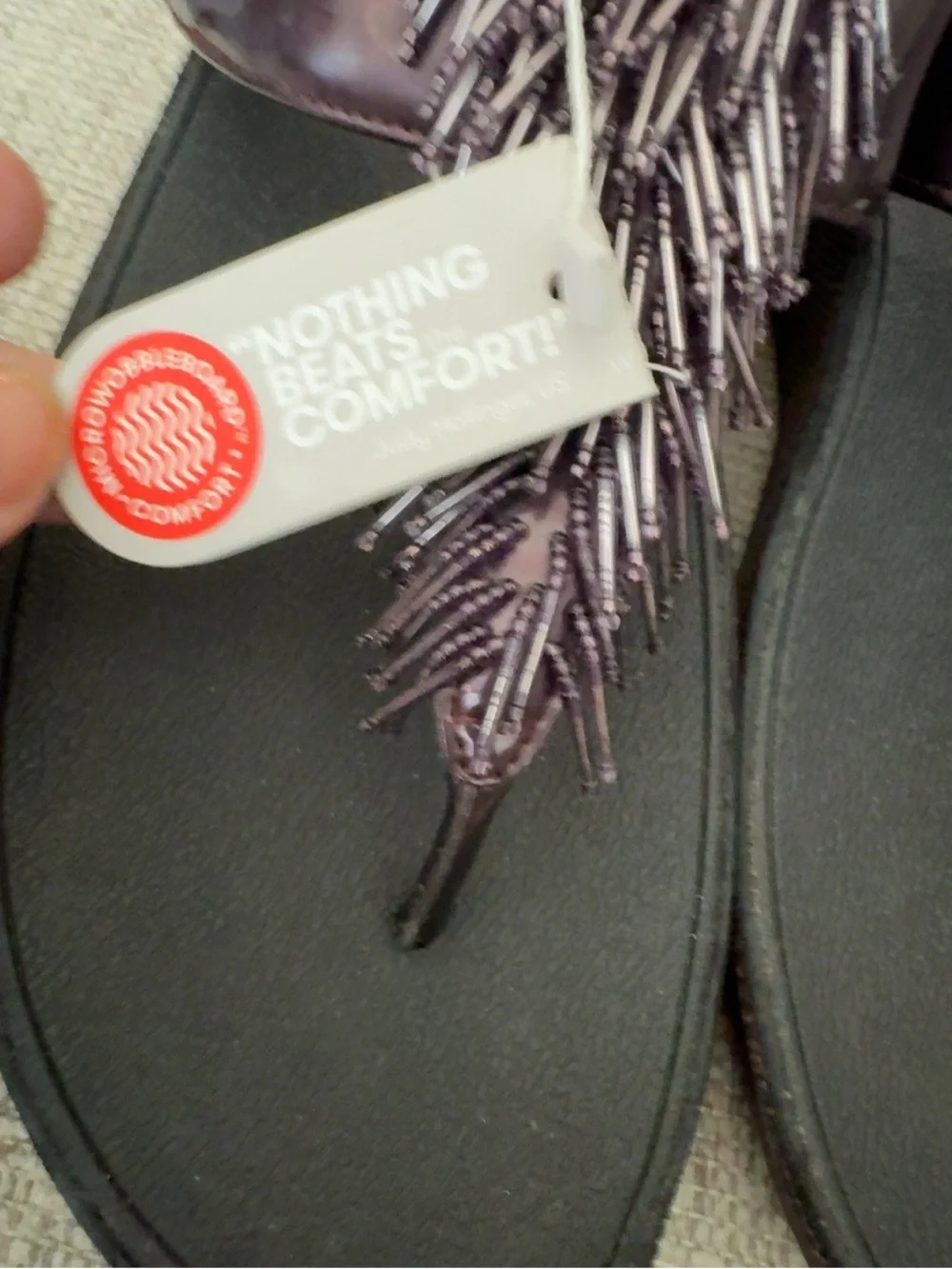 Fitflop beaded fringe