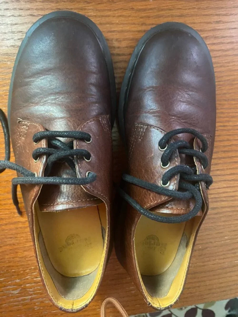 Dr. Martens 3-Eye Brown Leather Oxford Shoes Women’s 7 EU 38