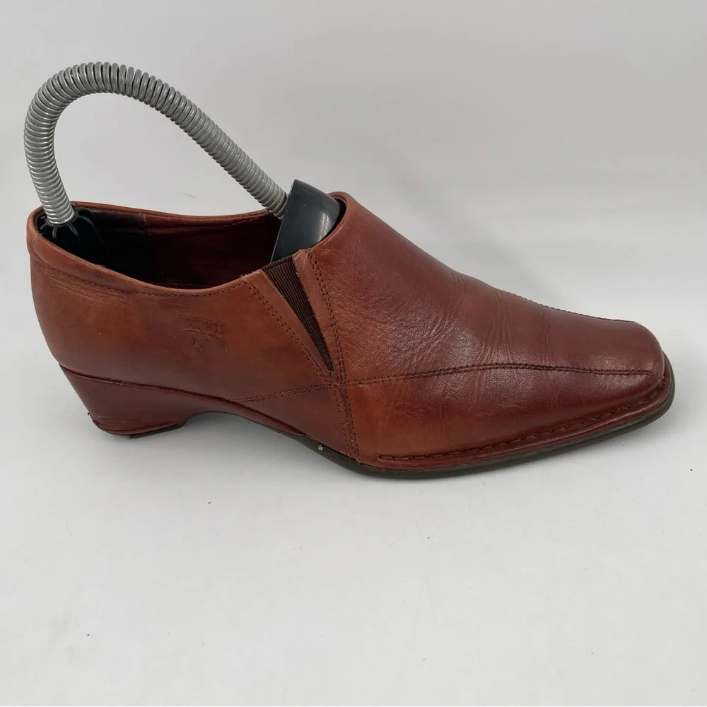 Pikolinos Women’s Brown Leather Ankle Boots Booties - Size 6