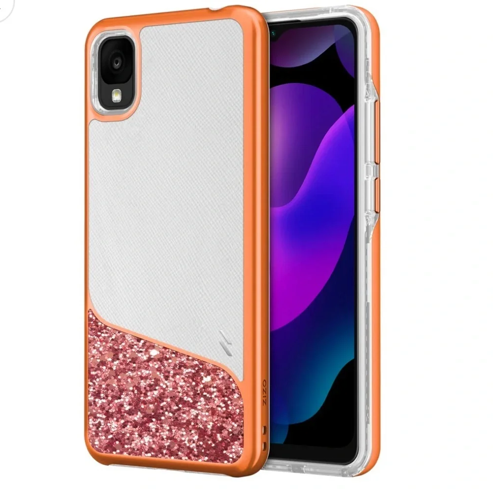 ❤️ ZIZO DIVISION Series TCL 30 Z Case - Wanderlust Pink Crystals