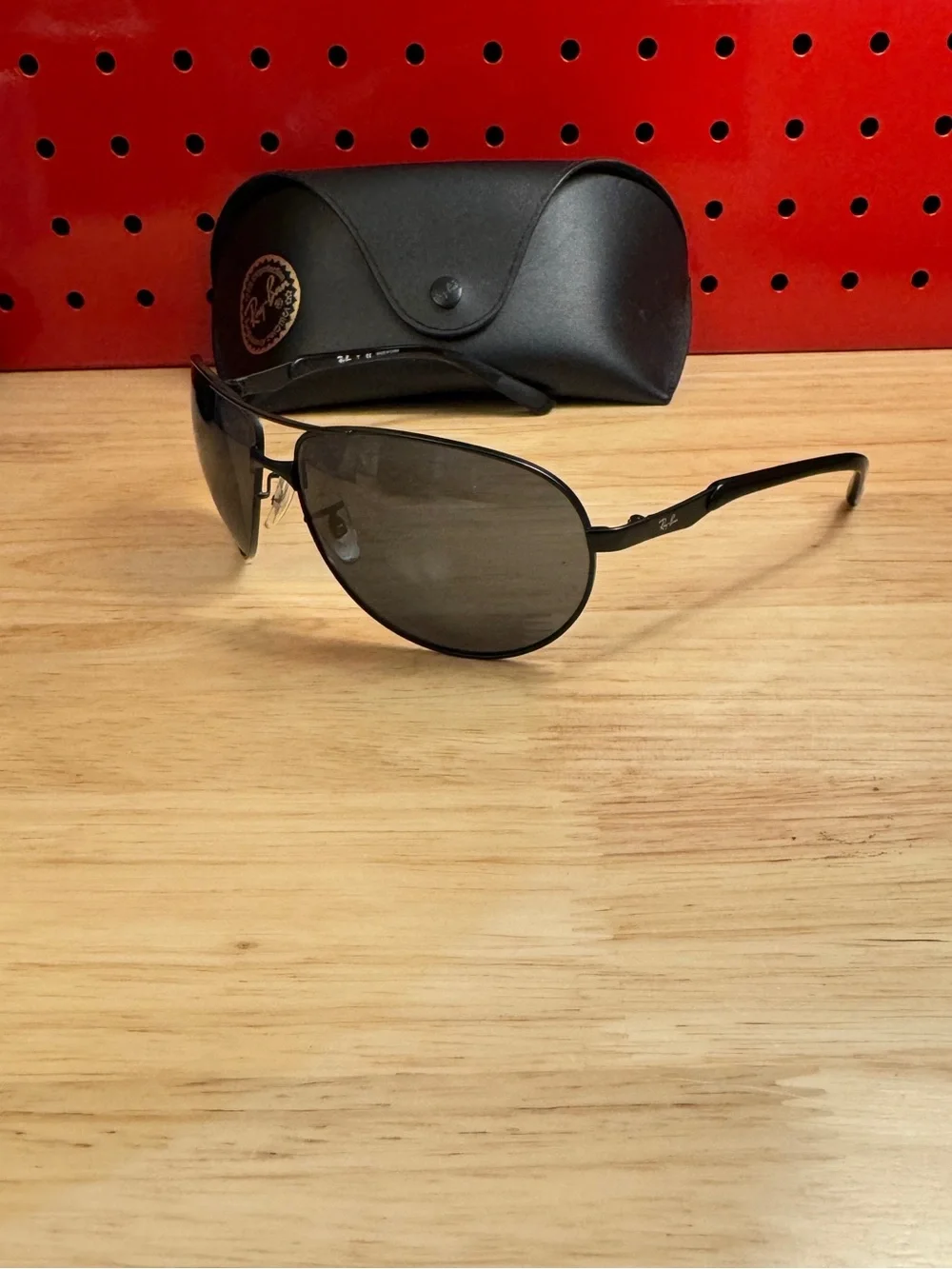 Ray-Ban Black Aviator Sunglasses RB 3393