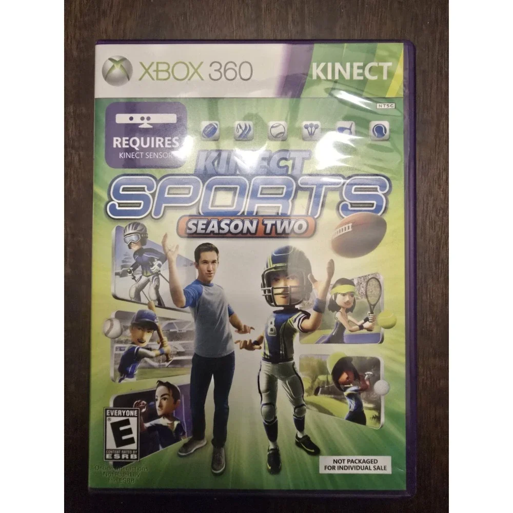 Kinect Sports: Season Two for Microsoft Xbox 360 ~ Game w/Manual & Case‎