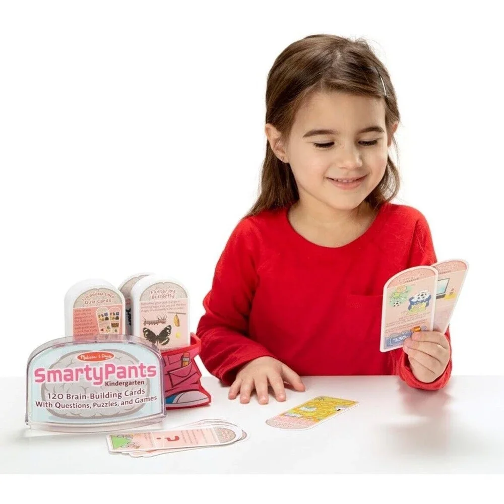 Melissa & Doug Smarty Pants Kindergarten 120 Brain-Building Cards Education Game